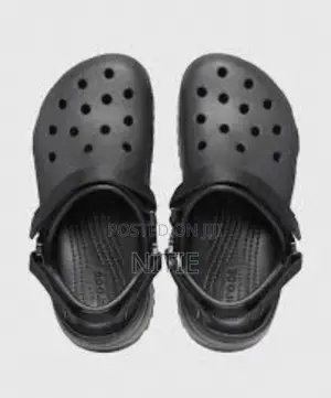 Original Plain Black Classic Hikers Crocs