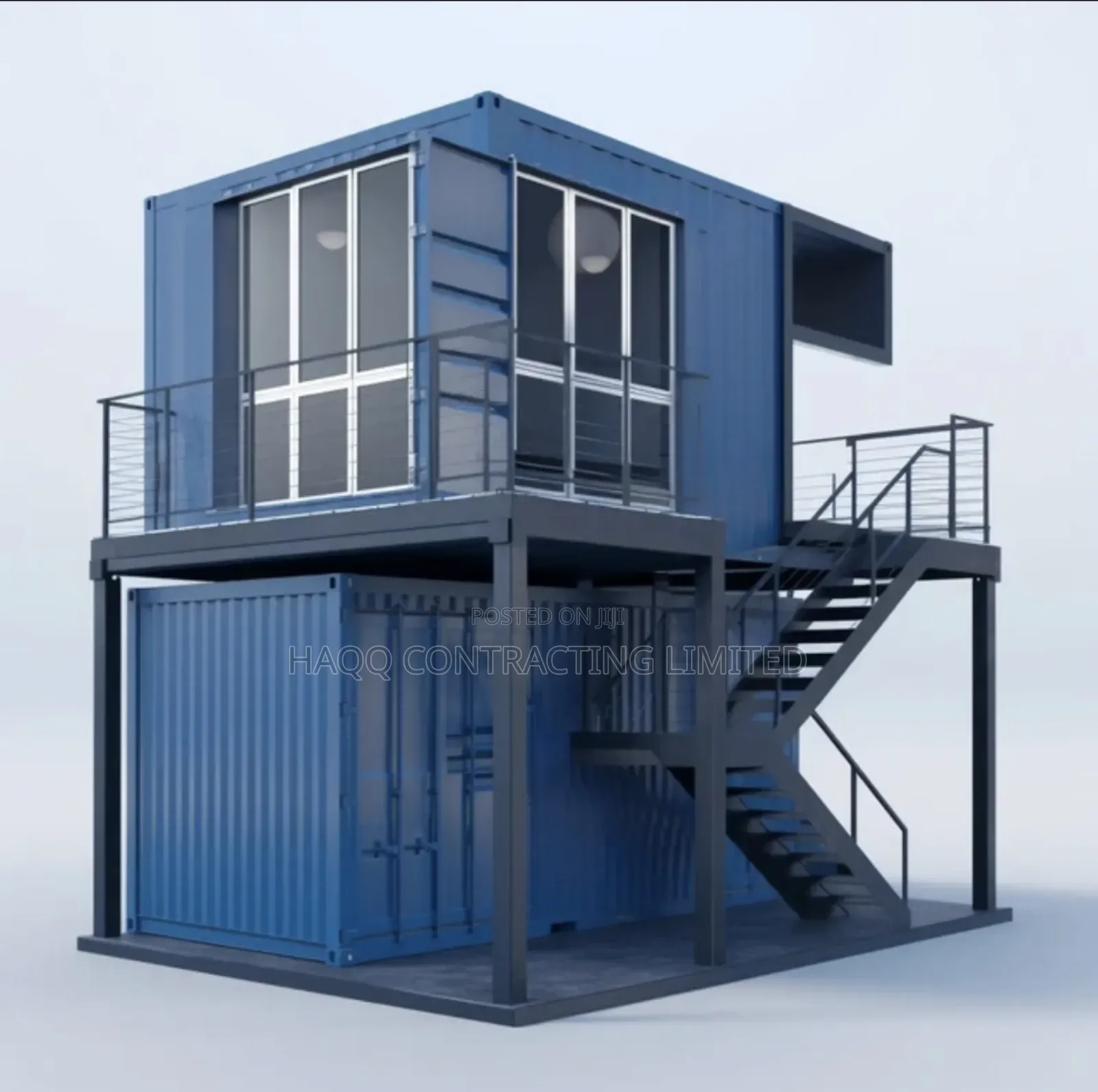 Fabrication of Decked Container Cabin for Site Office