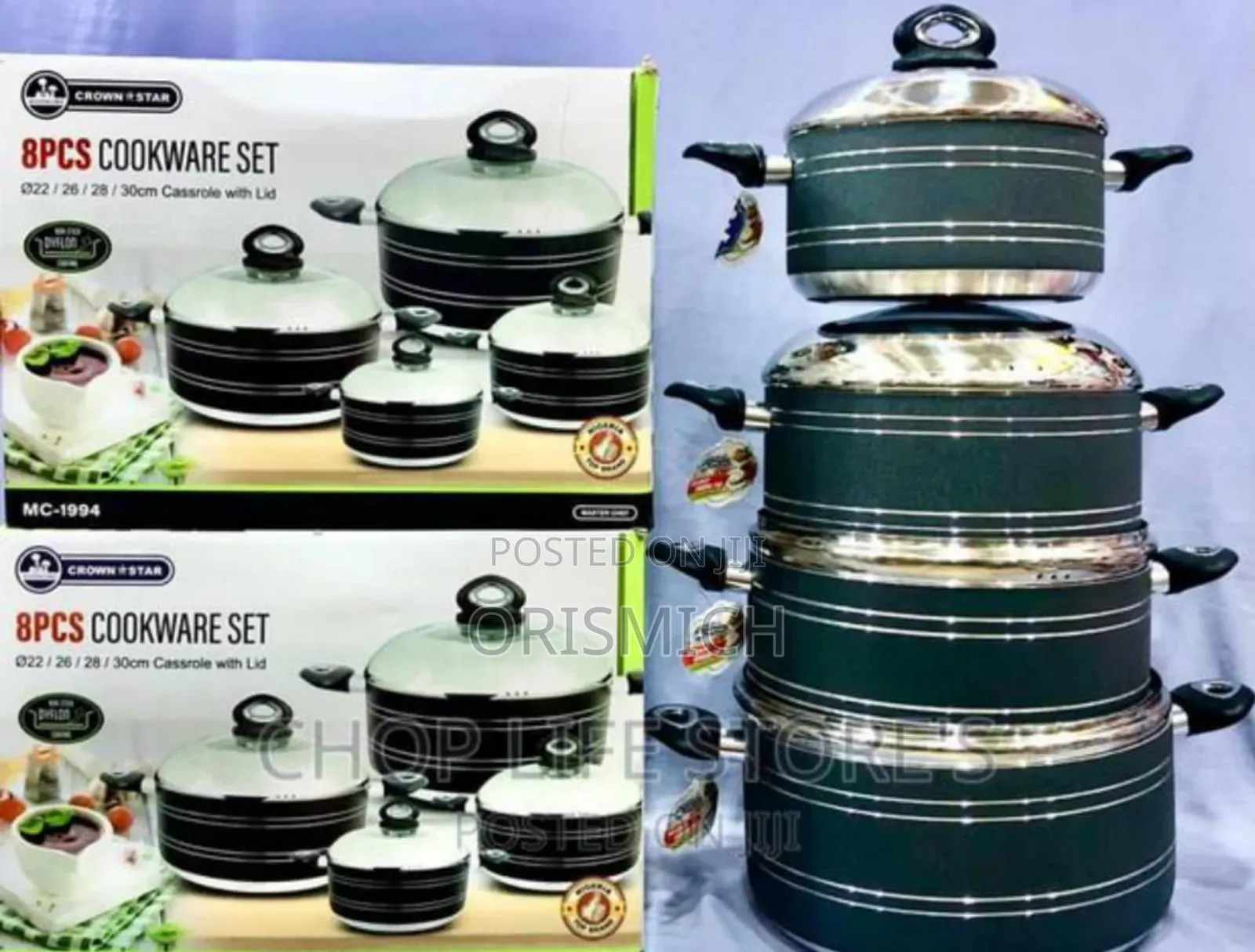 8 PCS Cookware Sets