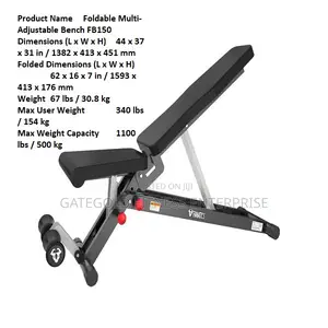 FB150 Adjustable Flat/Incline Bench