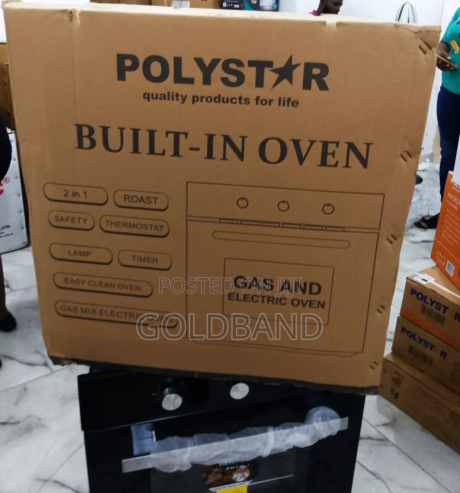 Premium "Pv-Eg271bb" Gas and Electric Polystar Oven