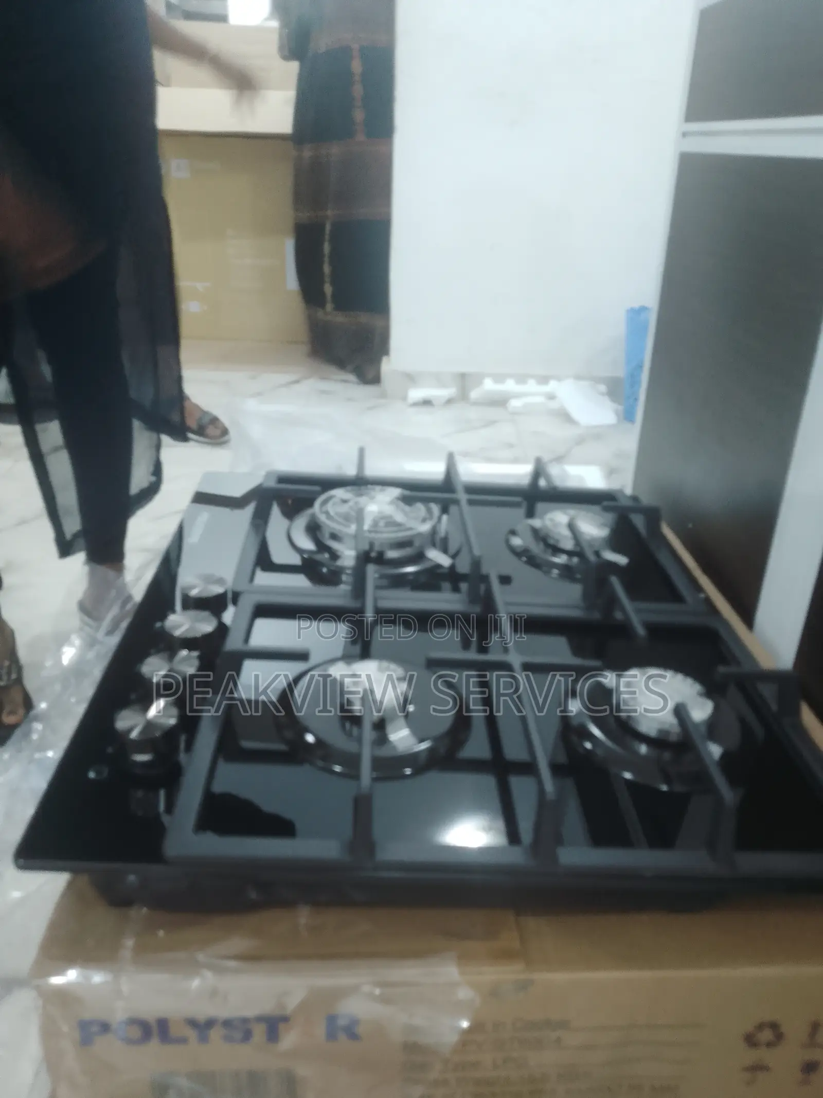 Reliable Polystar 4 Burner Gas Hob Pv-Gt60g4 + Ignition