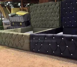 6X6 BED FRAME- Complete Set(With Bedside)