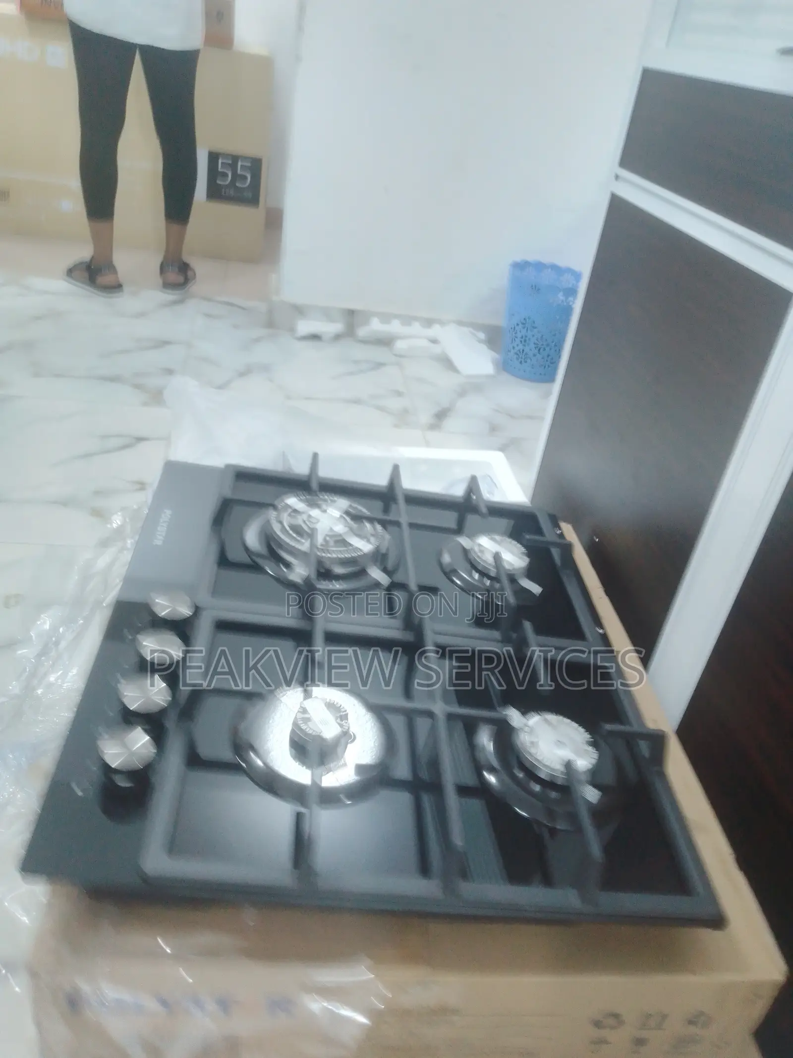 Admirable Polystar 4 Burner Gas Hob Pv-Gt60g4 + Ignition