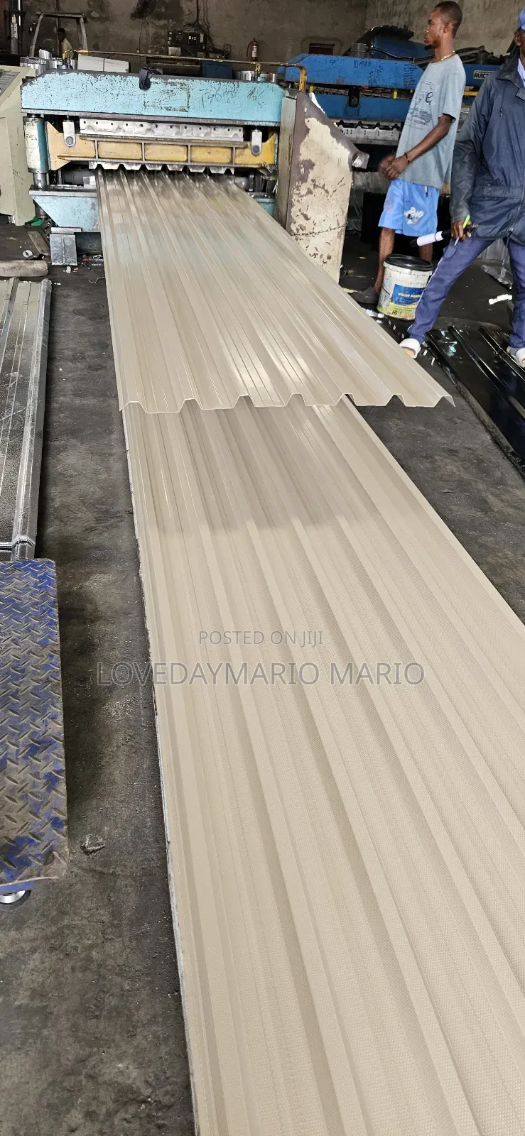 Normal Corrugation Grey Beige 0.55mm