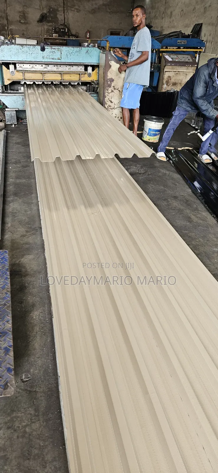 Normal Corrugation Grey Beige 0.55mm