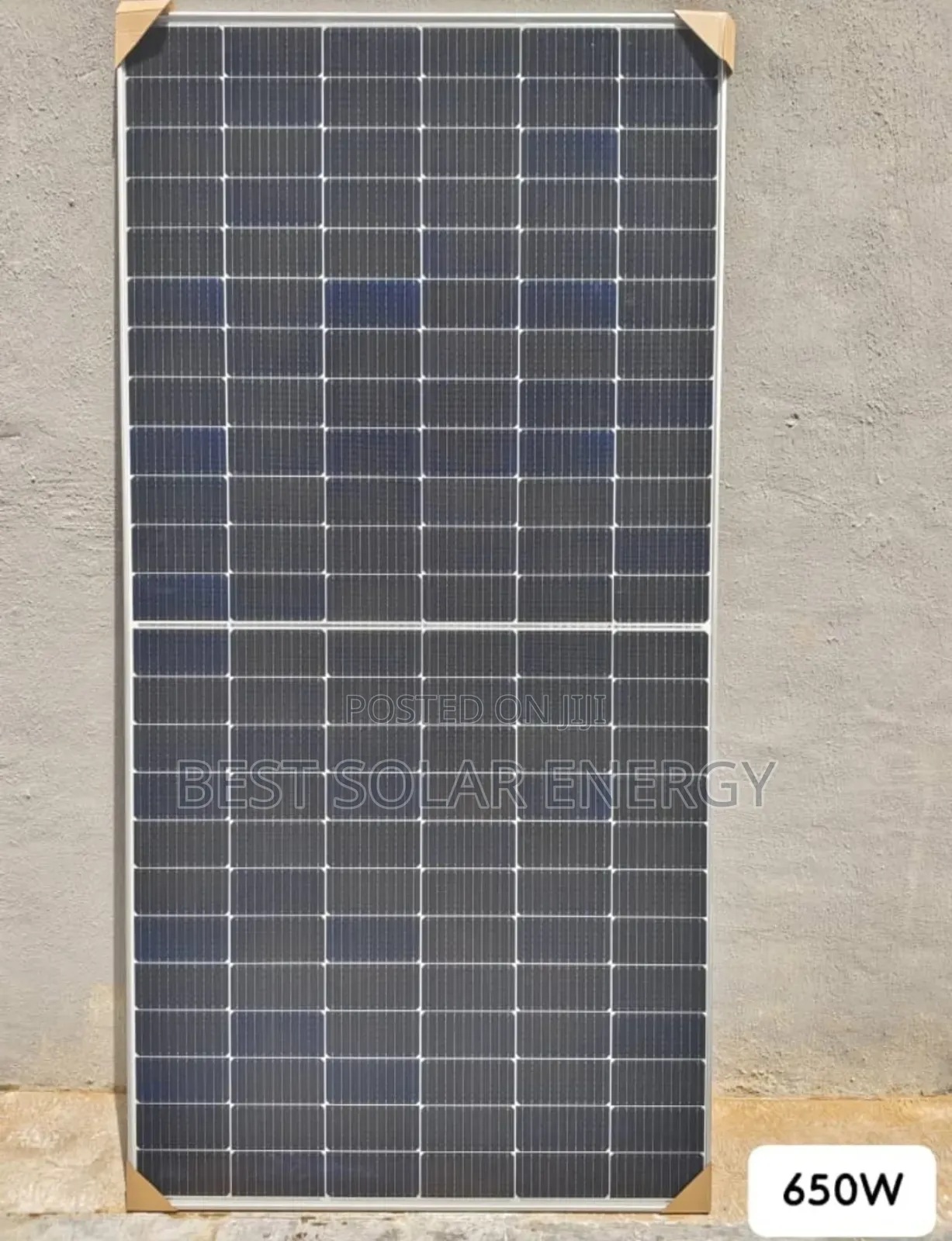 650w Half Cut Jinko Solar Panel 144cell