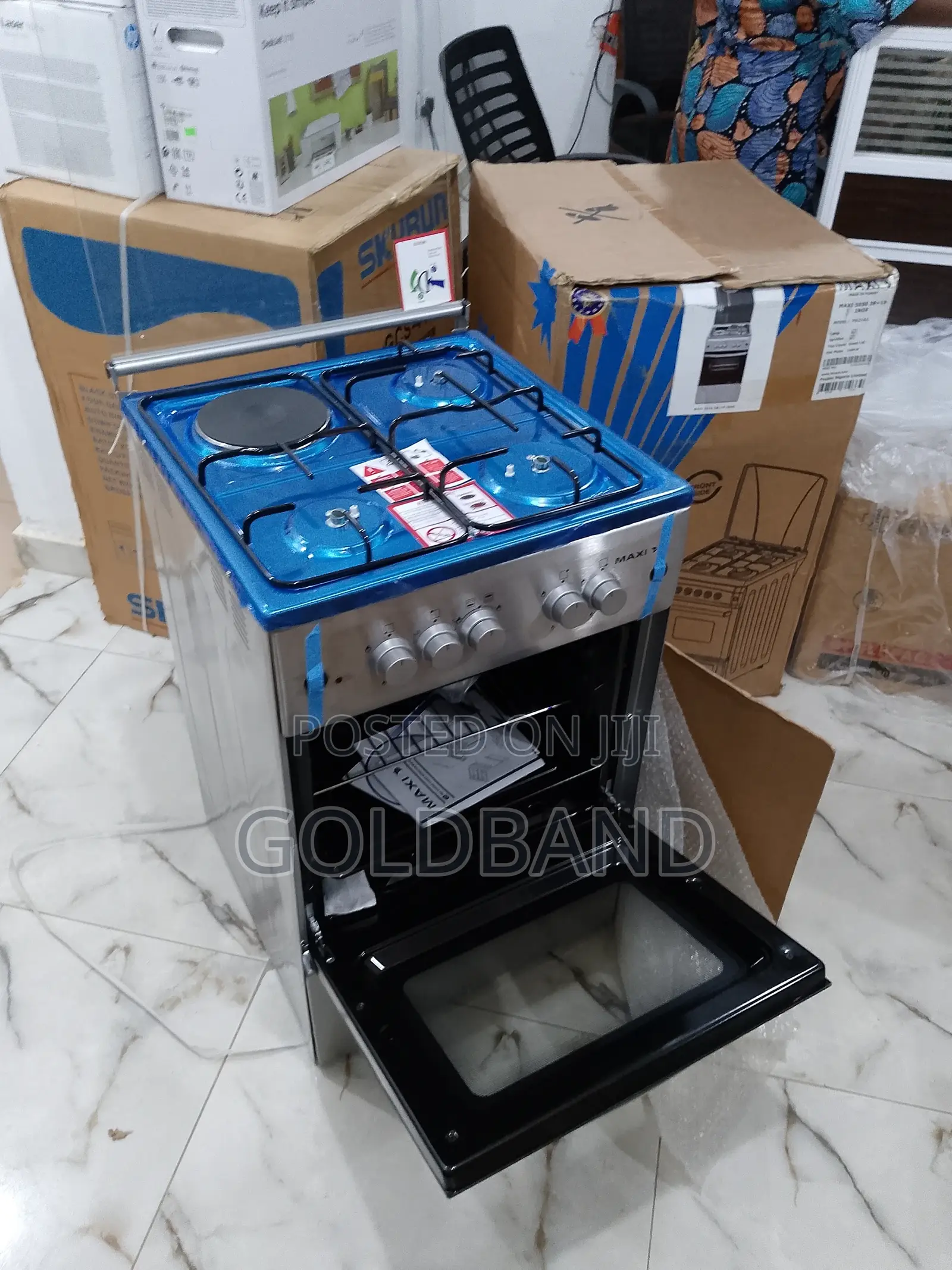 Standard Maxi 3+1 Gas Electric Cooker "Maxi6060"