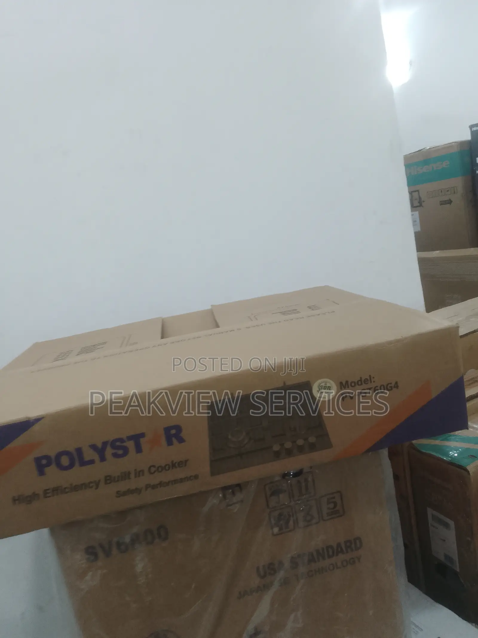 Comforable Polystar 4 Burner Gas Hob Pv-Gt60g4 + Ignition