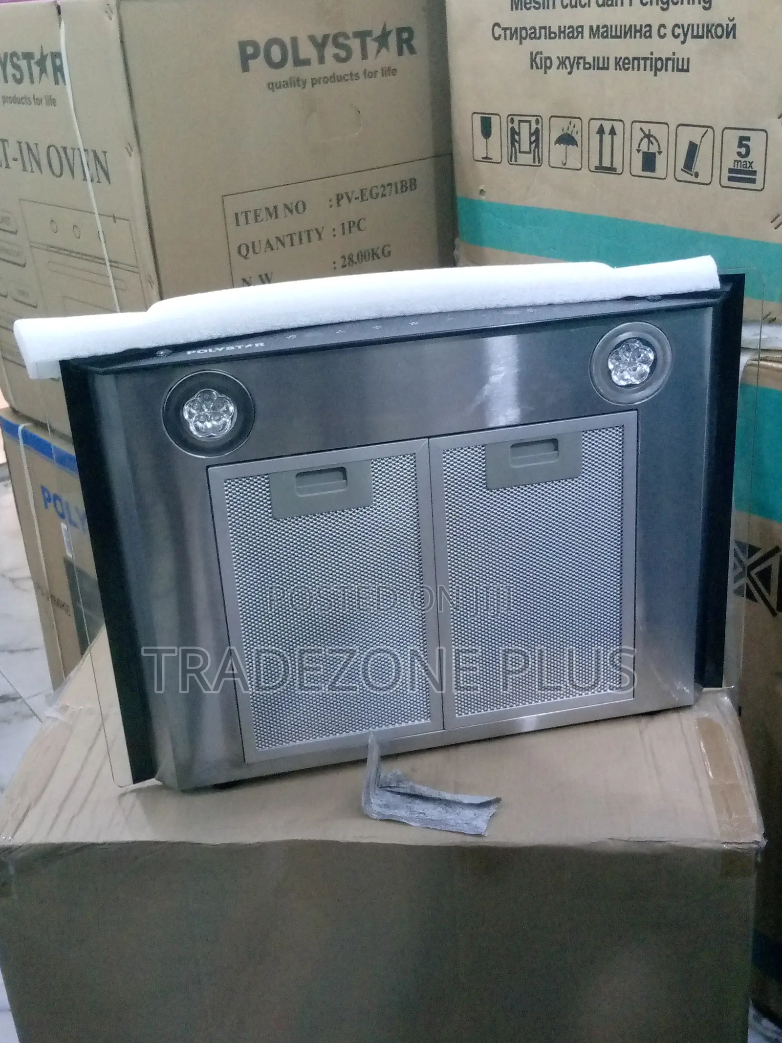Polystar 90cm Smoke Extractor Kitchen Range