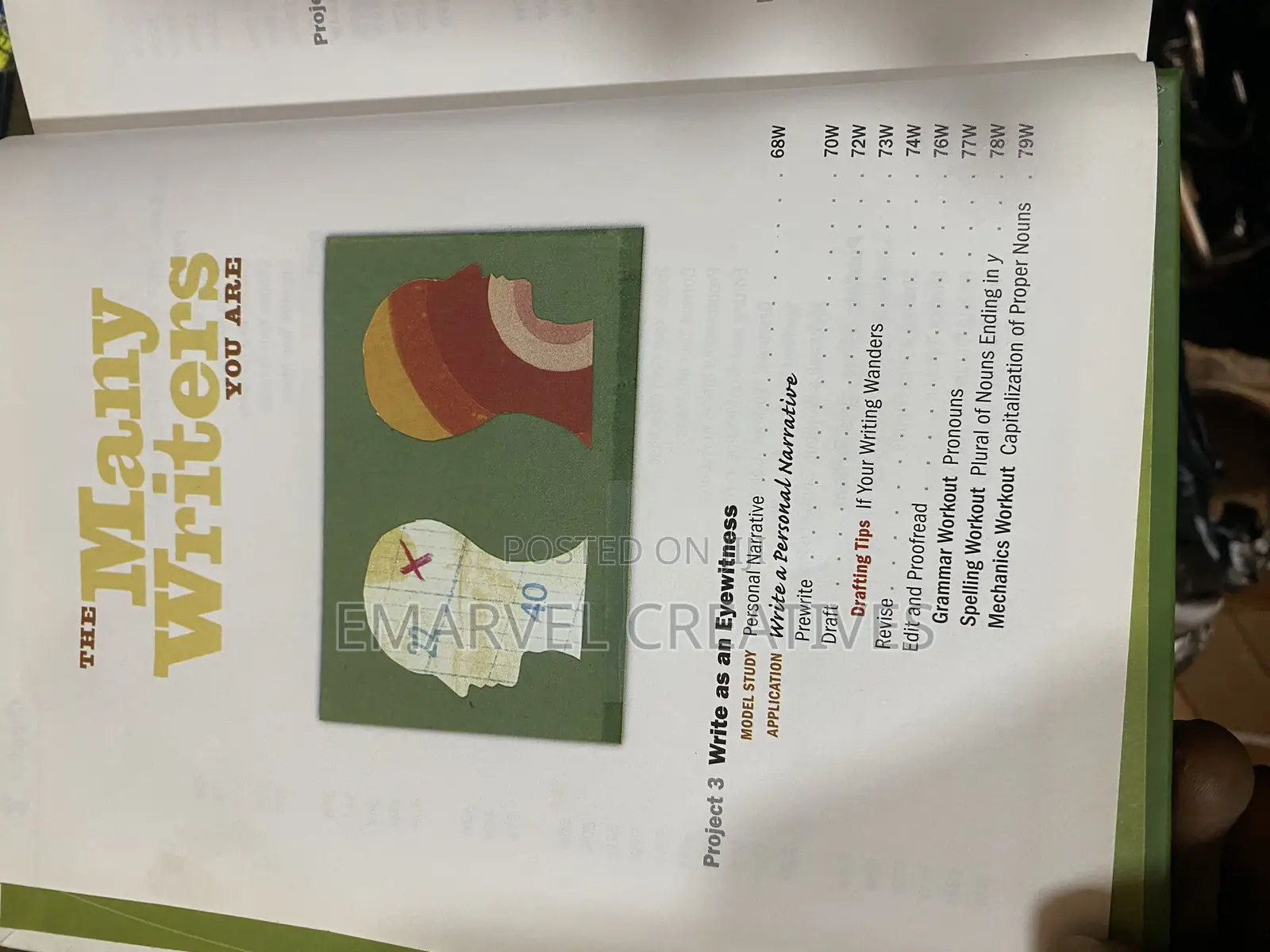 Writing Inside : Creative Writing Book