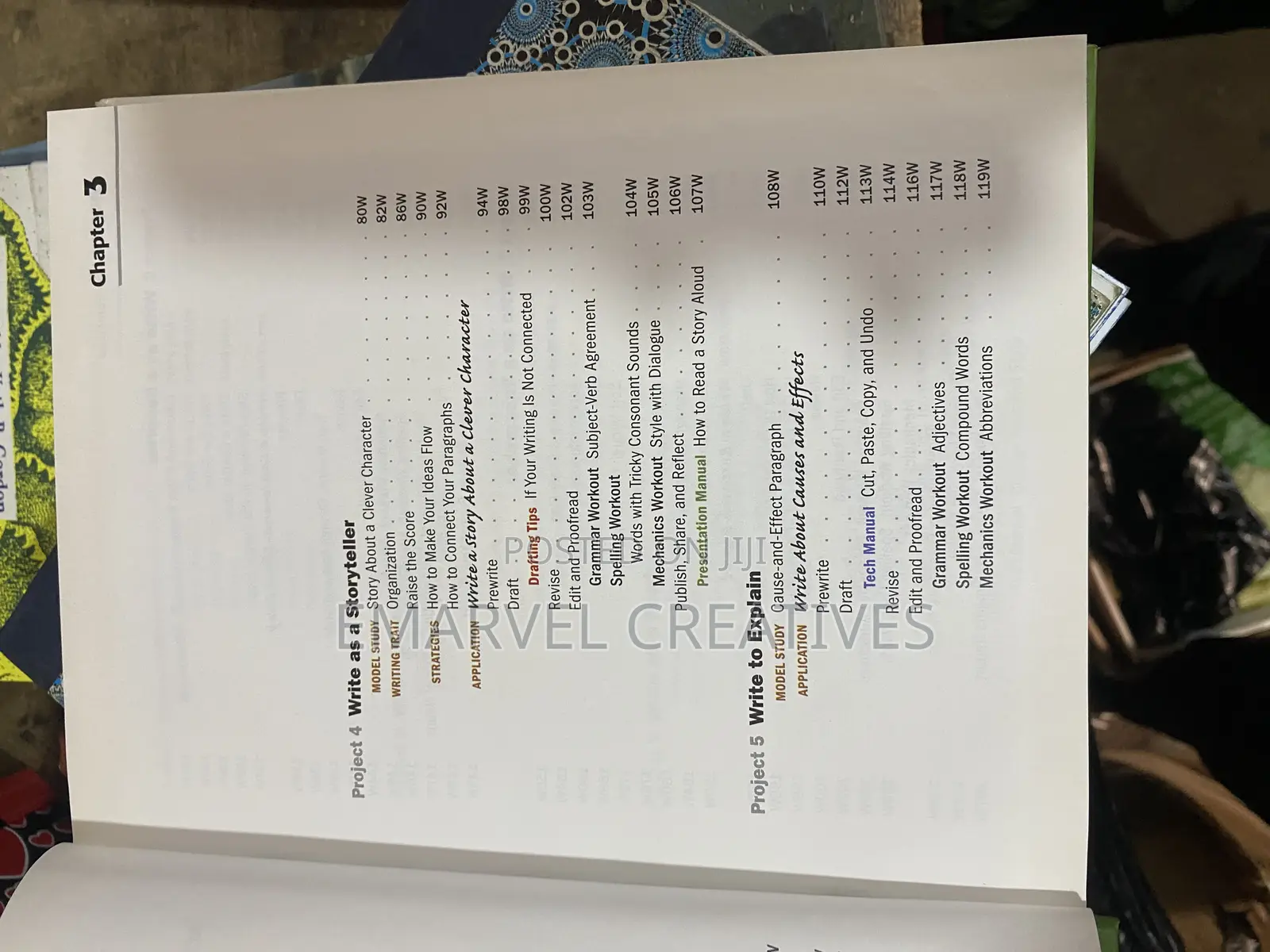 Writing Inside : Creative Writing Book