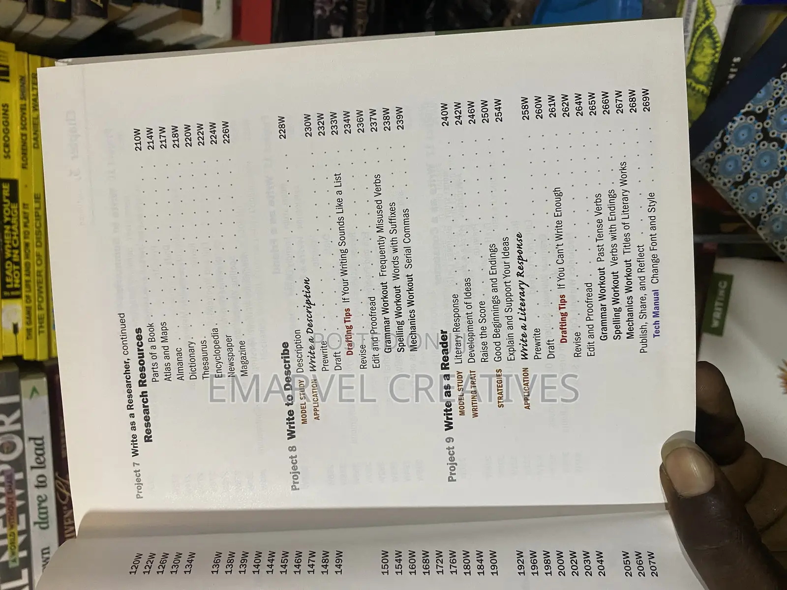Writing Inside : Creative Writing Book
