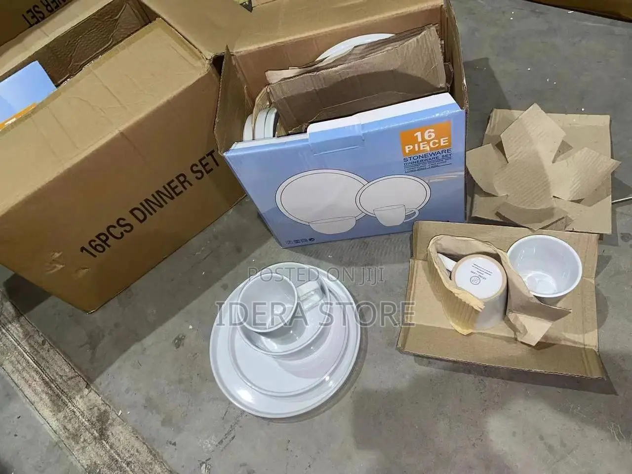 Quality 16pcs Ceramic Stoneware Plate