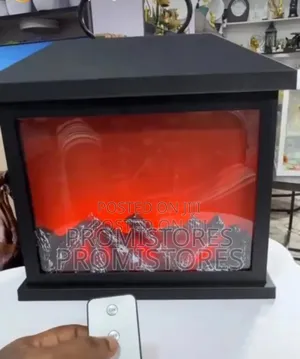 Led Fireplace Decor "House Shape" 17cmx13cm