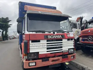 Super Clean Red Scania With Sound Engine