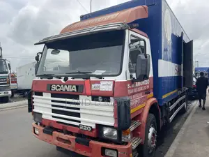 Super Clean Red Scania With Sound Engine
