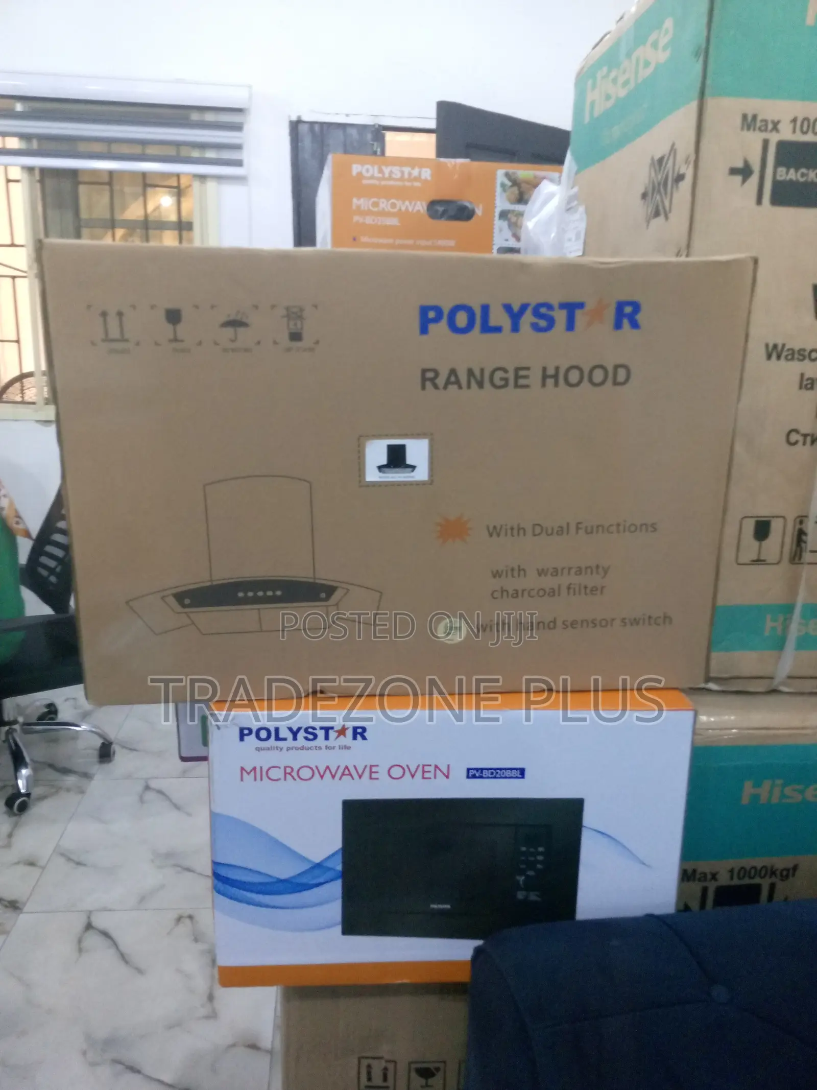 Durable Polystar Kitchen Hood Smoke Extractor