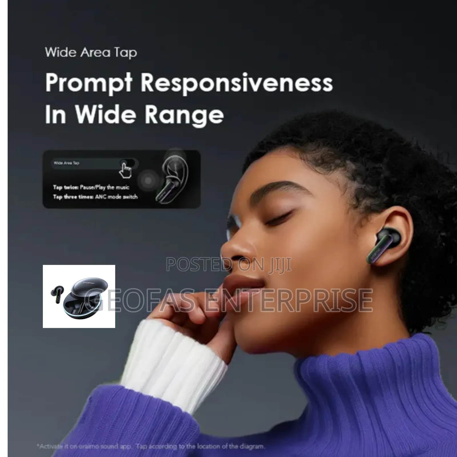 Oraimo Spacebuds Hybrid True Wireless Customized Earbuds