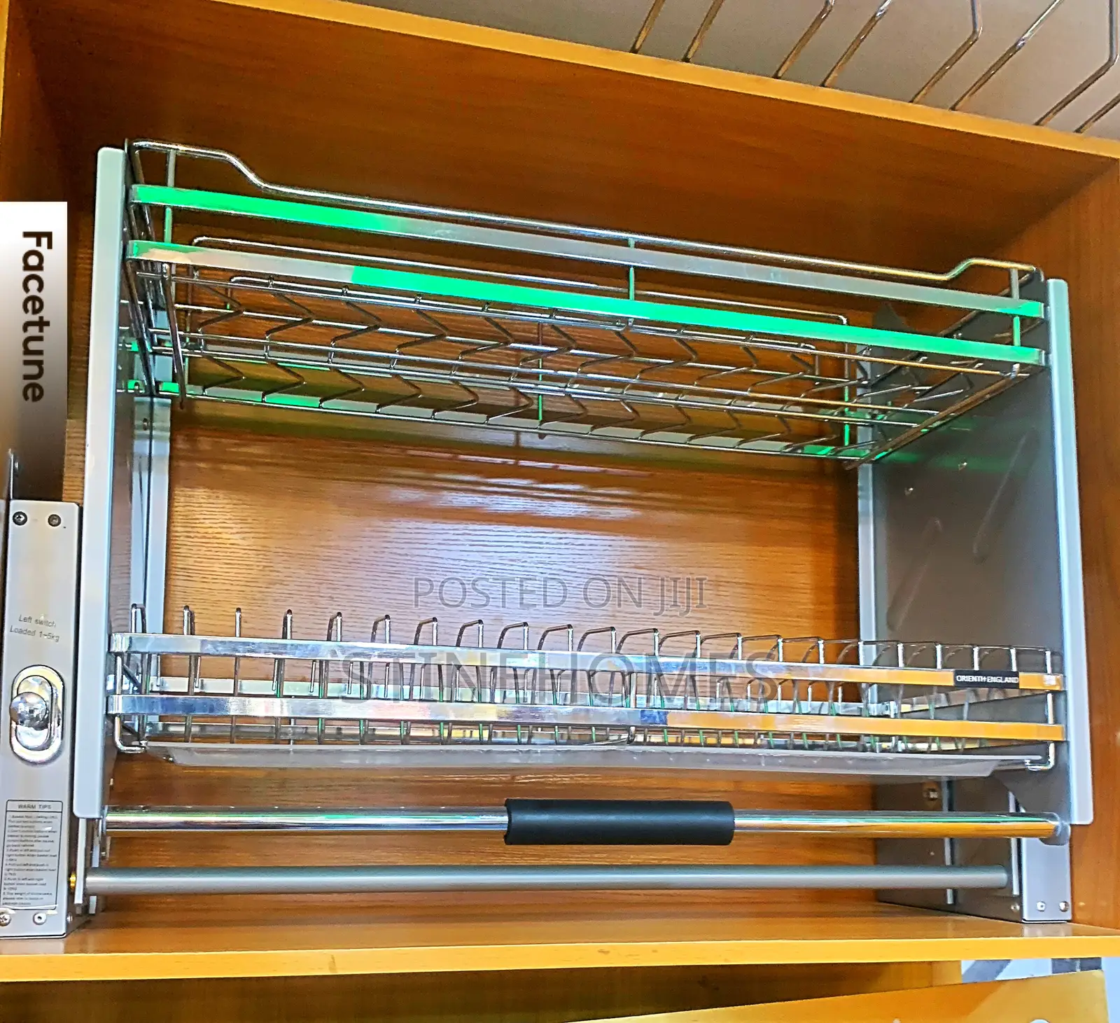 Elevator Pull Down Plate Rack