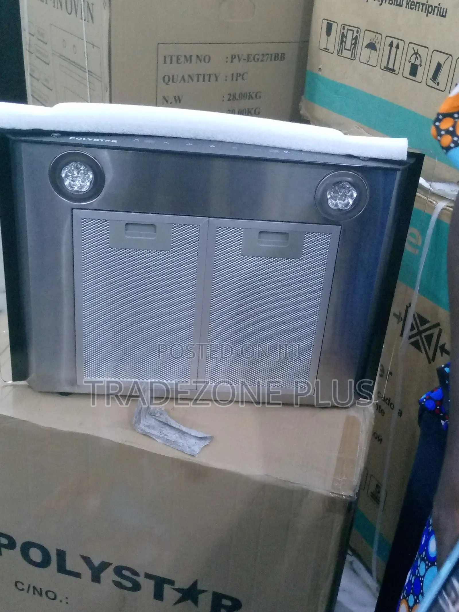Unique Polystar Pv-Jy9026b 90cm Cooker Range Hood