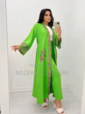 Turkey Two Piece- Kimono Jacket and Trousers