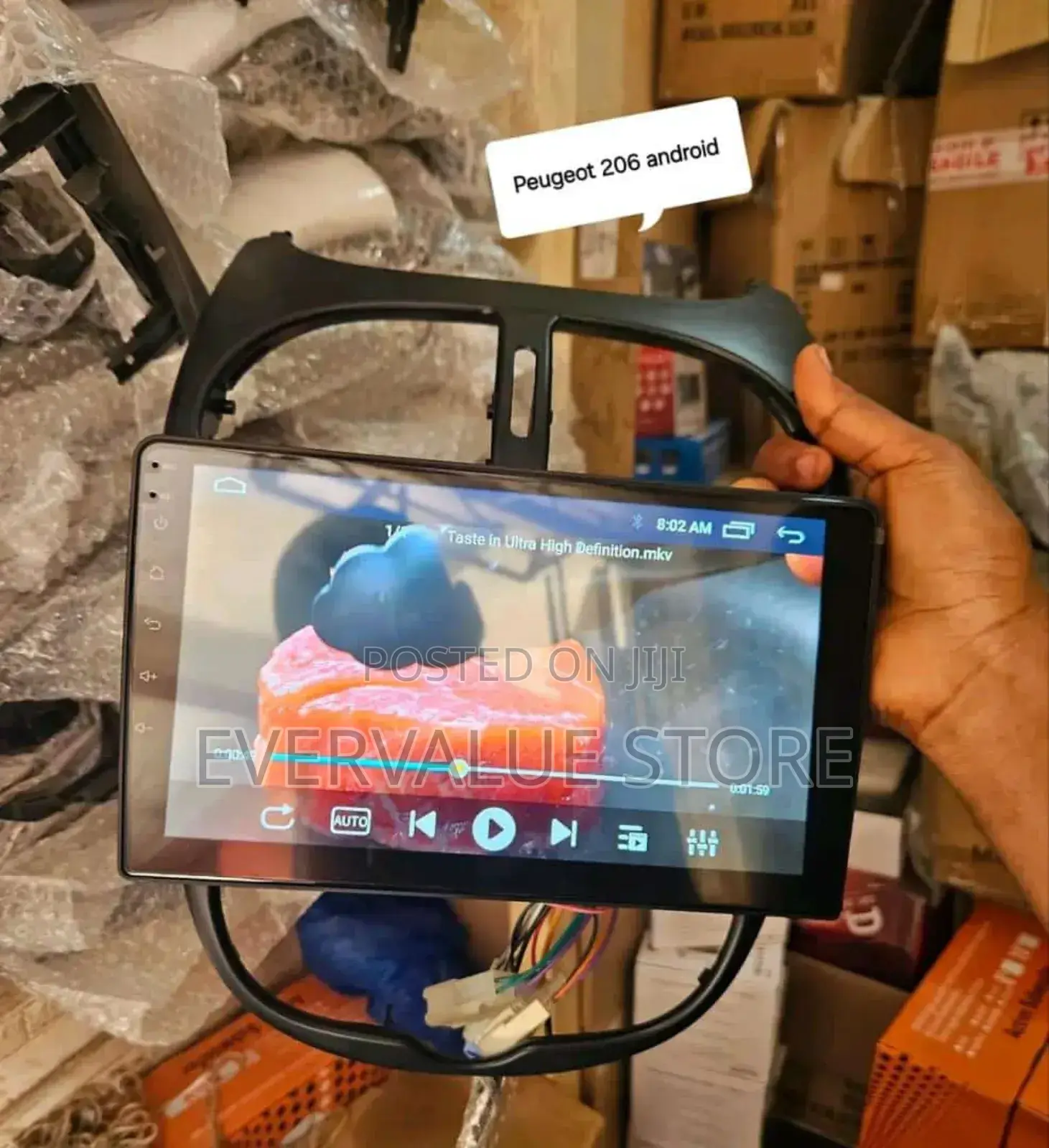 Peugeot 206 Android Player + Reverse Camera + Canbus