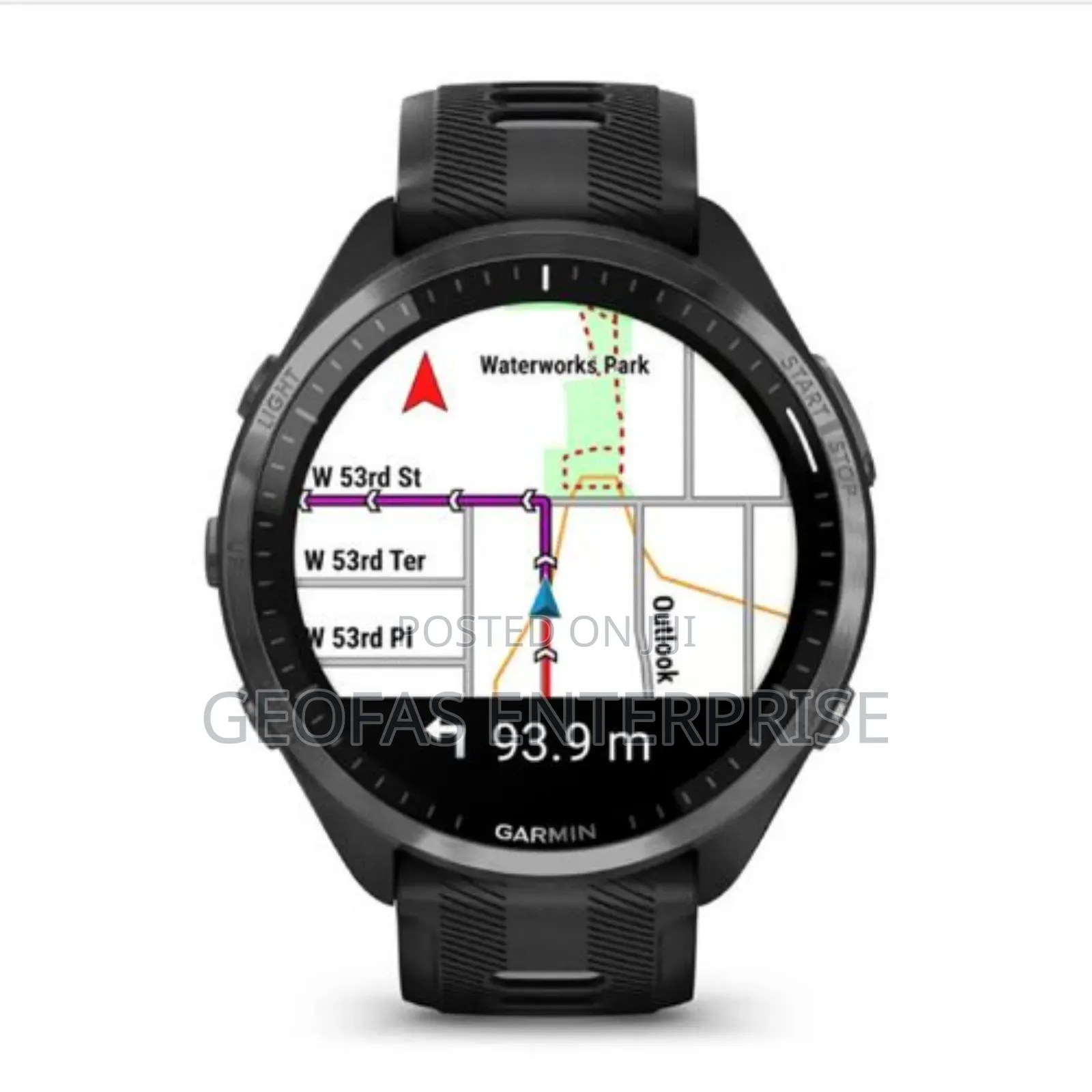 Garmin Forerunner 965 Carbon Gray Titanium Bezel Black Case