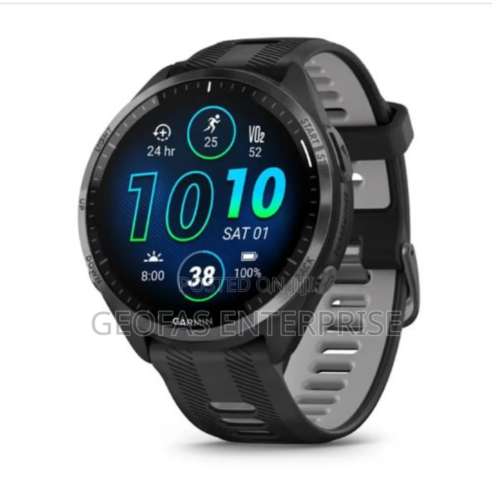 Garmin Forerunner 965 Carbon Gray Titanium Bezel Black Case