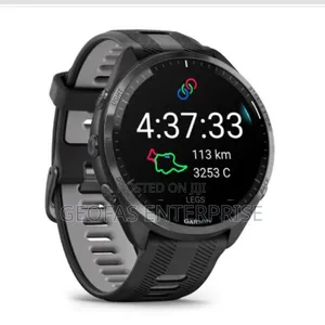 Garmin Forerunner 965 Carbon Gray Titanium Bezel Black Case