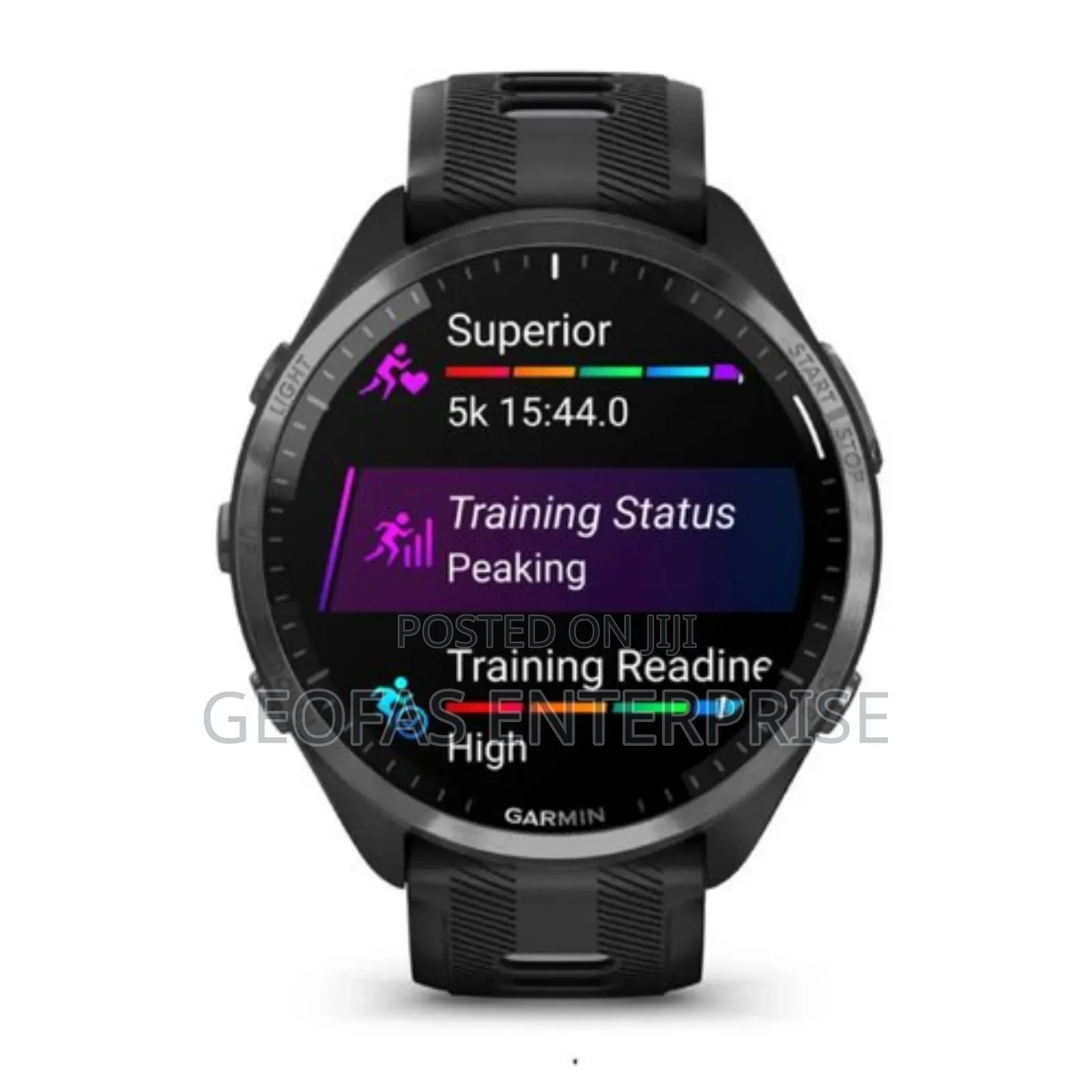 Garmin Forerunner 965 Carbon Gray Titanium Bezel Black Case