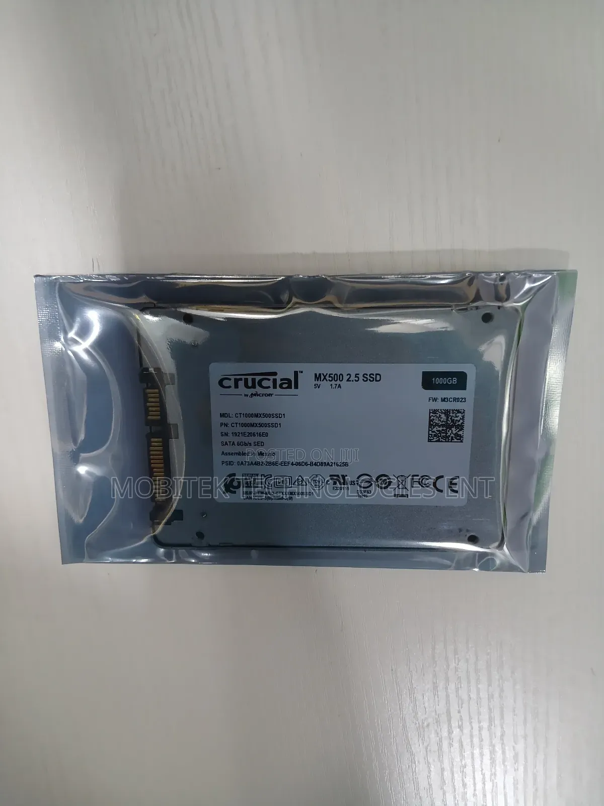 1tb Crucial Mx500 Ssd Sata 6gbps 3d Nand Solid Laptop Drive