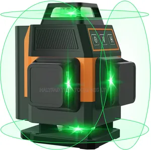 4D 16 Lines Laser Level Distance Meter With Remote Control