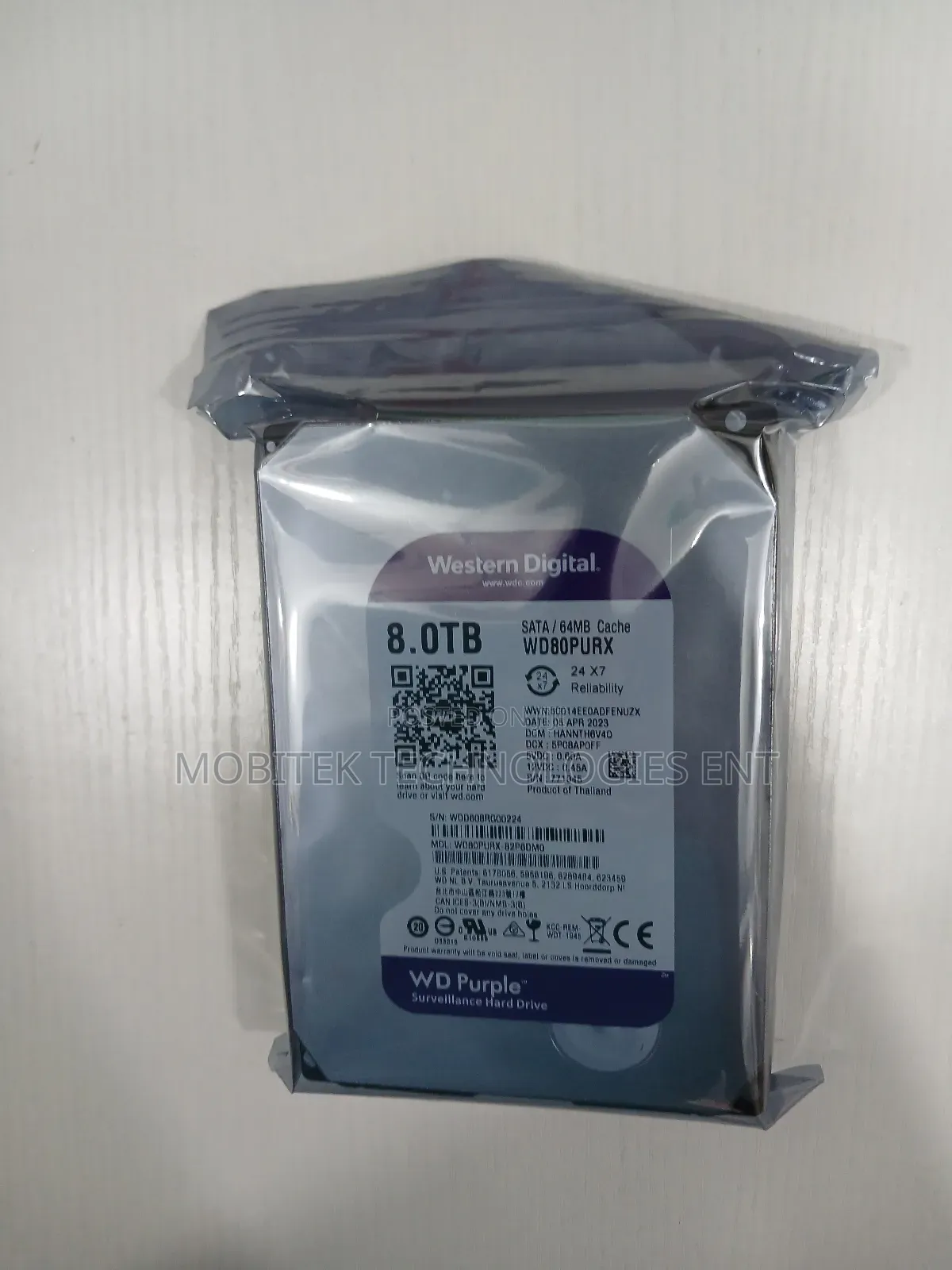 8tb Wd Surveillance Sata Internal Desktop Hard Drive