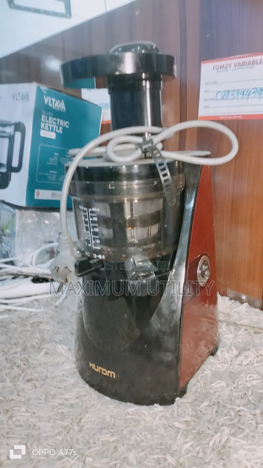 Huroum Masticating Slow Juicer
