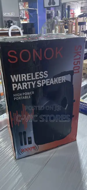 Photo - SONOK 15'' Bluetooth Rechargeable Public Addres 2 Wireless