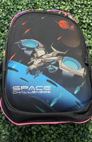 Photo - Multi Color Solid School Bag