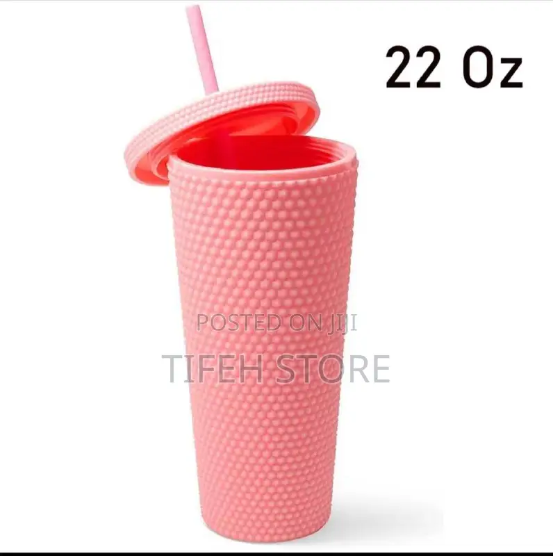 Straw Cup With Lid
