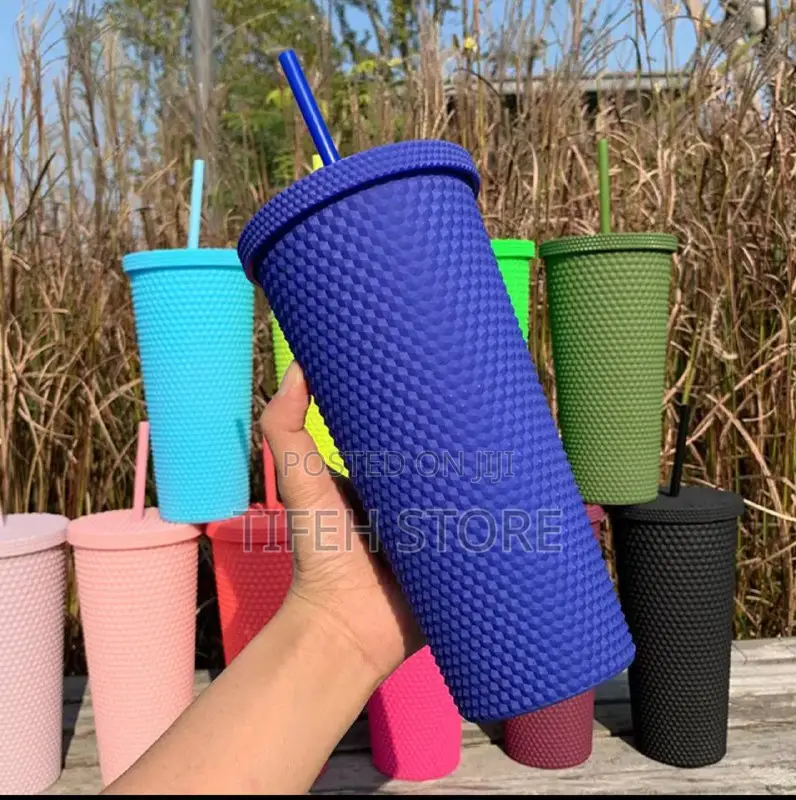 Straw Cup With Lid