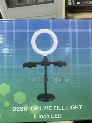 Dest Top Ring Light With Mobile Phone Beauty Stand