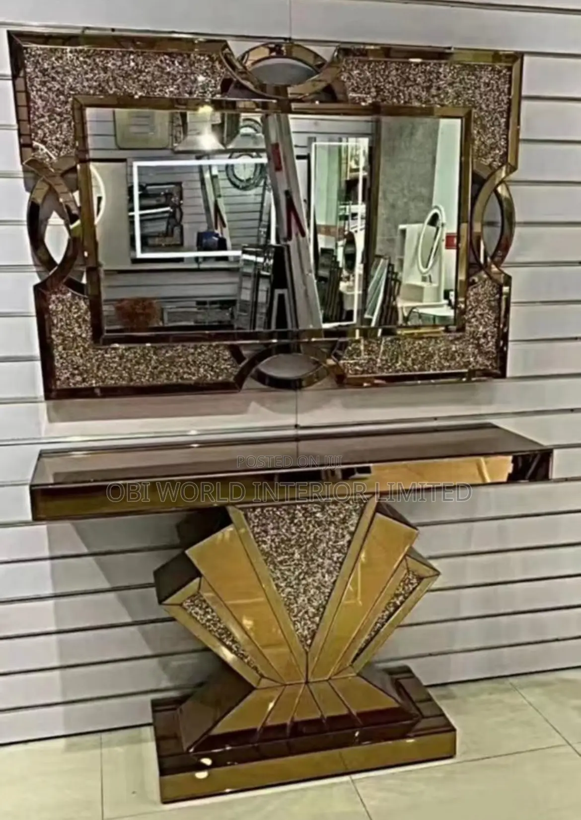 Console Mirror and Table