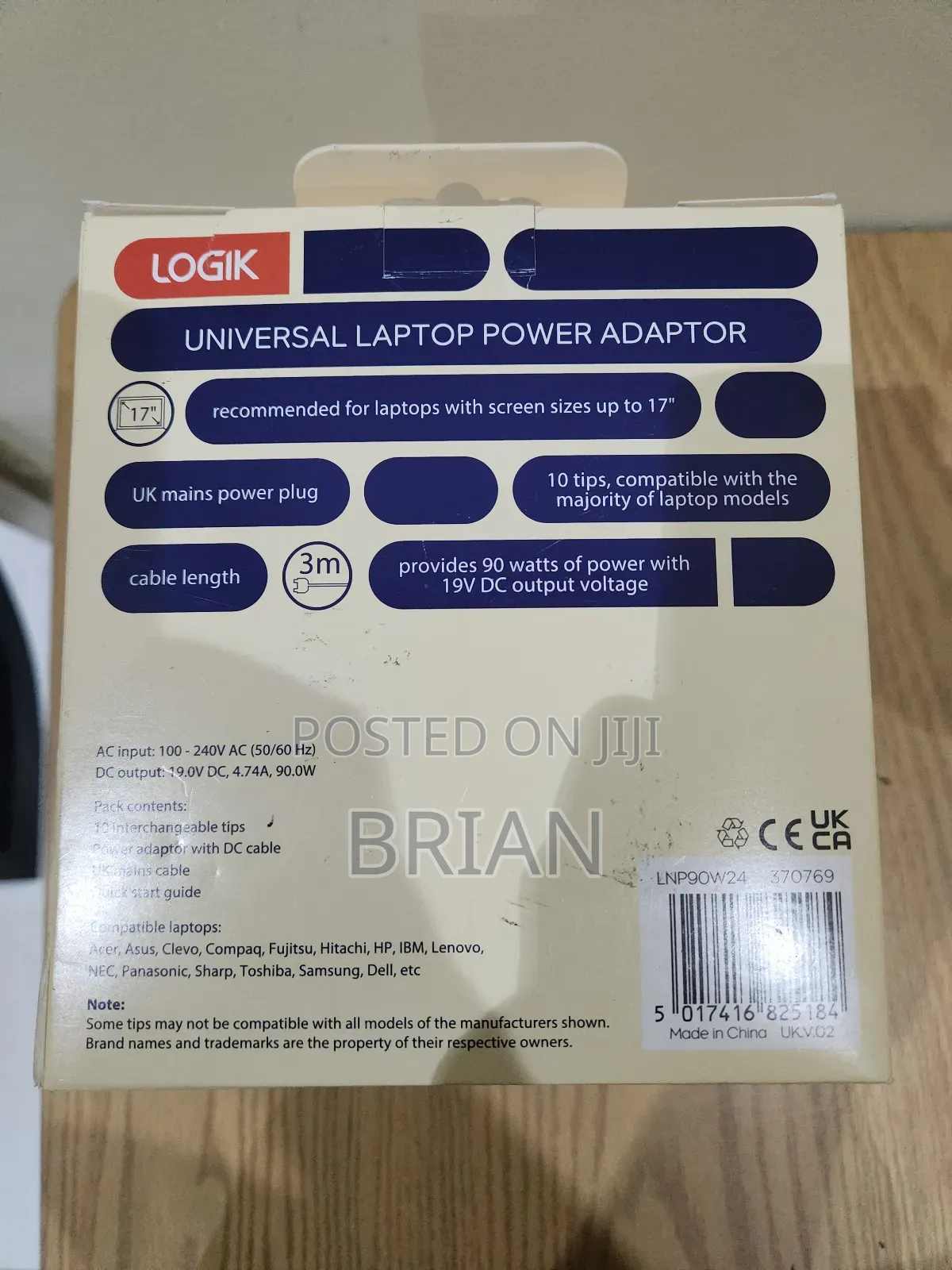 Universal Laptop Power Adaptor