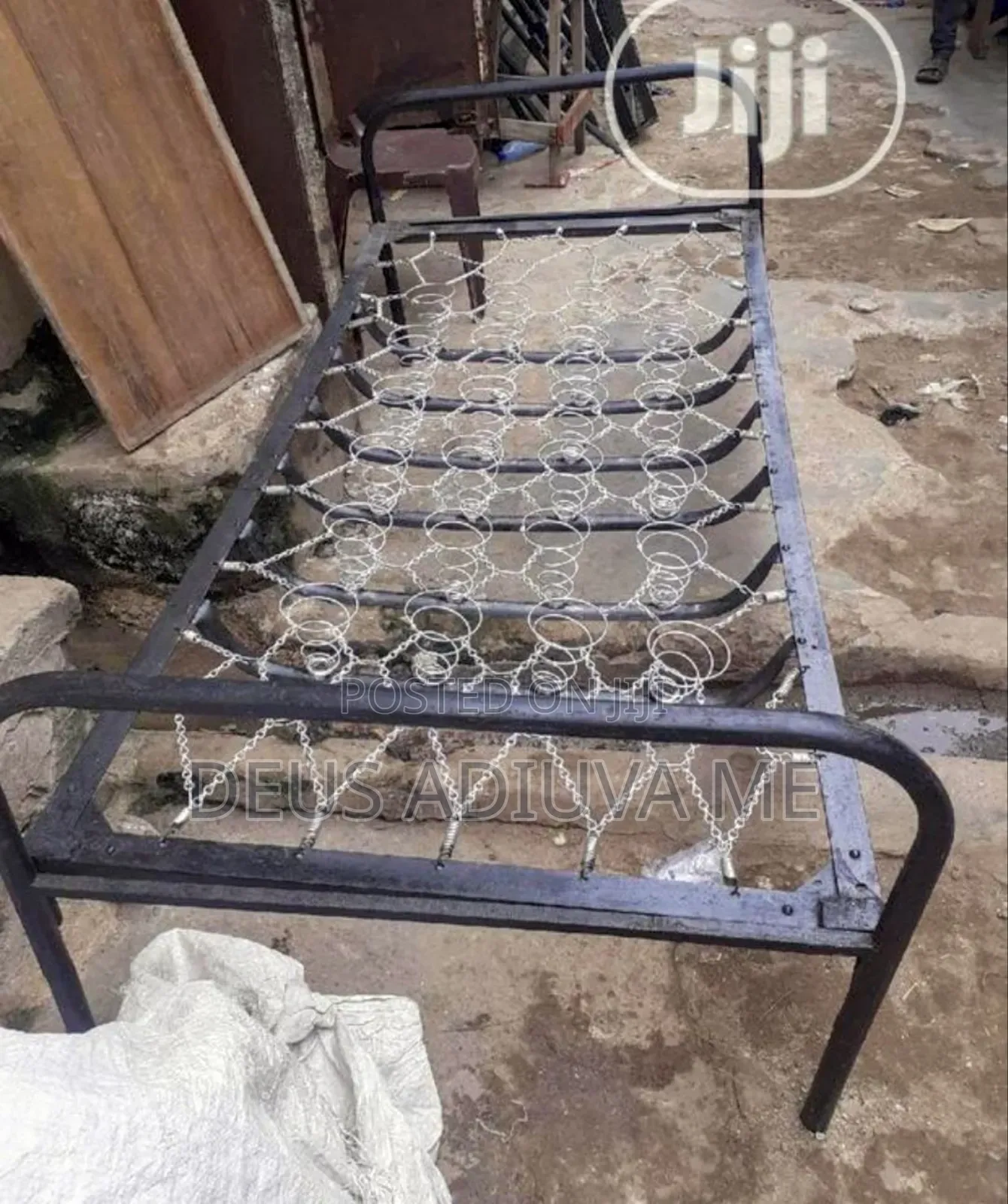 6 Spring Metal Bedframe for Security