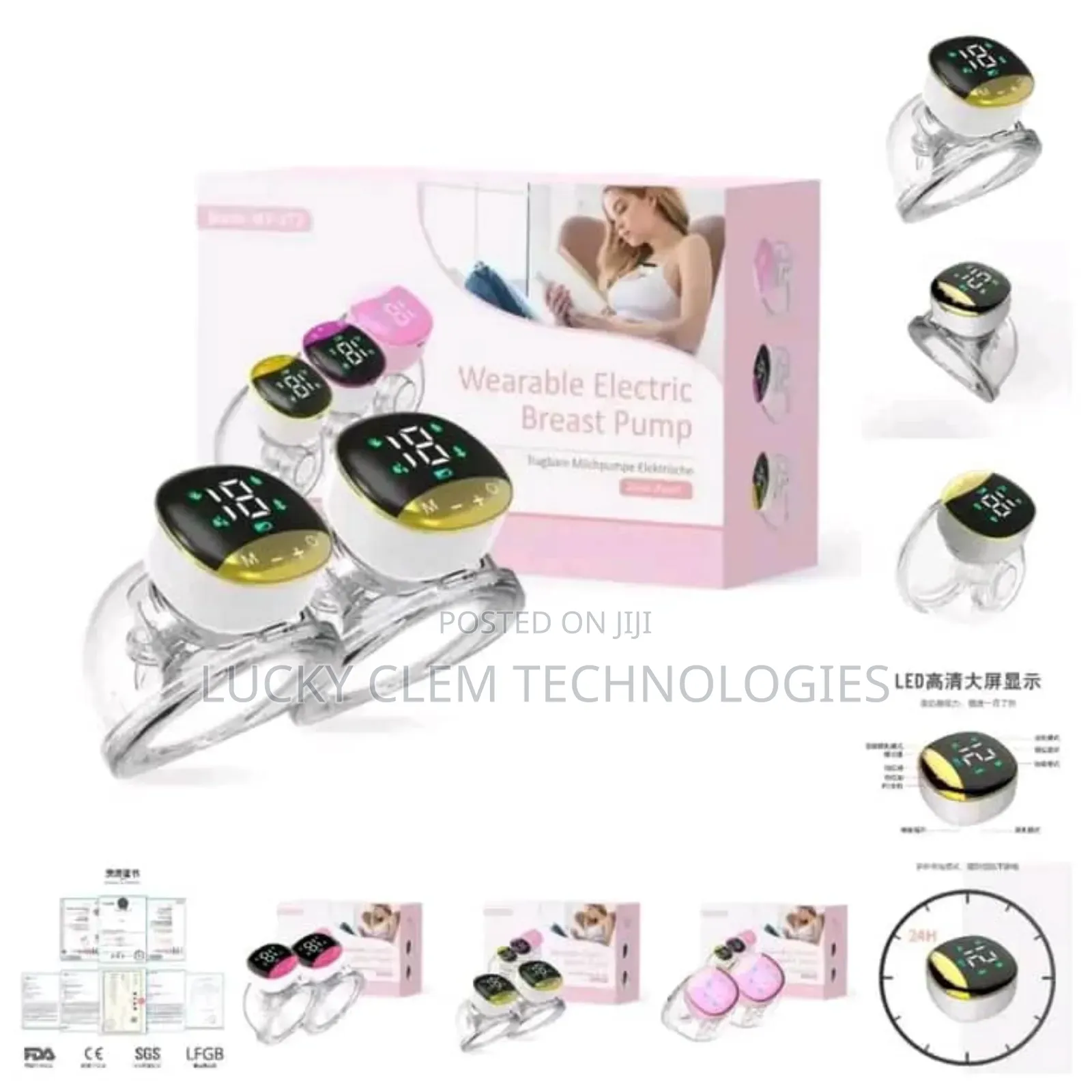 Double Wearable Electric Breast Pump