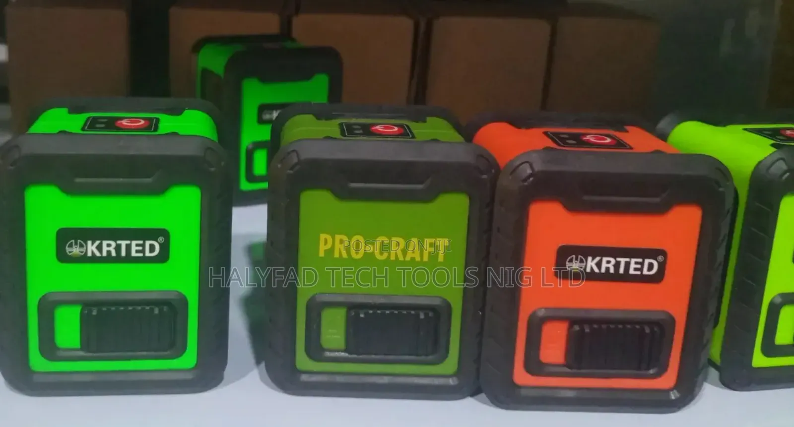 2 Lines Laser Level Distance Meter With Standing