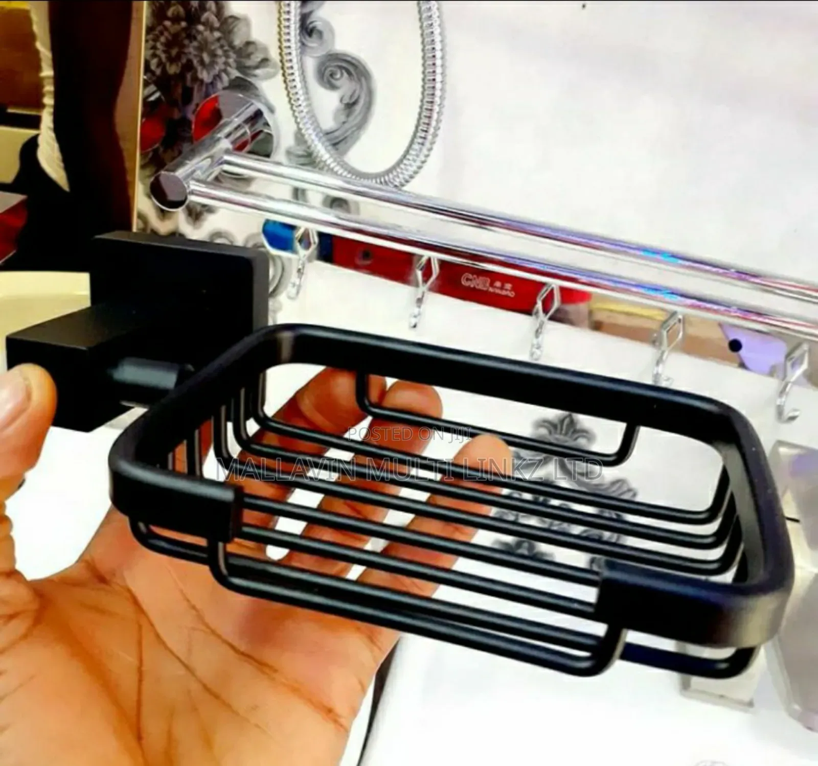 High Quality Matte Black Soap Dish