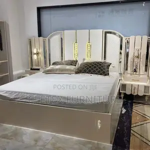 Quality Imported 6 by 7 Bed With Dressing Mirror