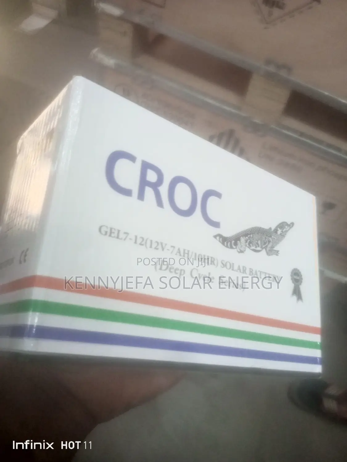 Gel7ah 12V Solar Battery