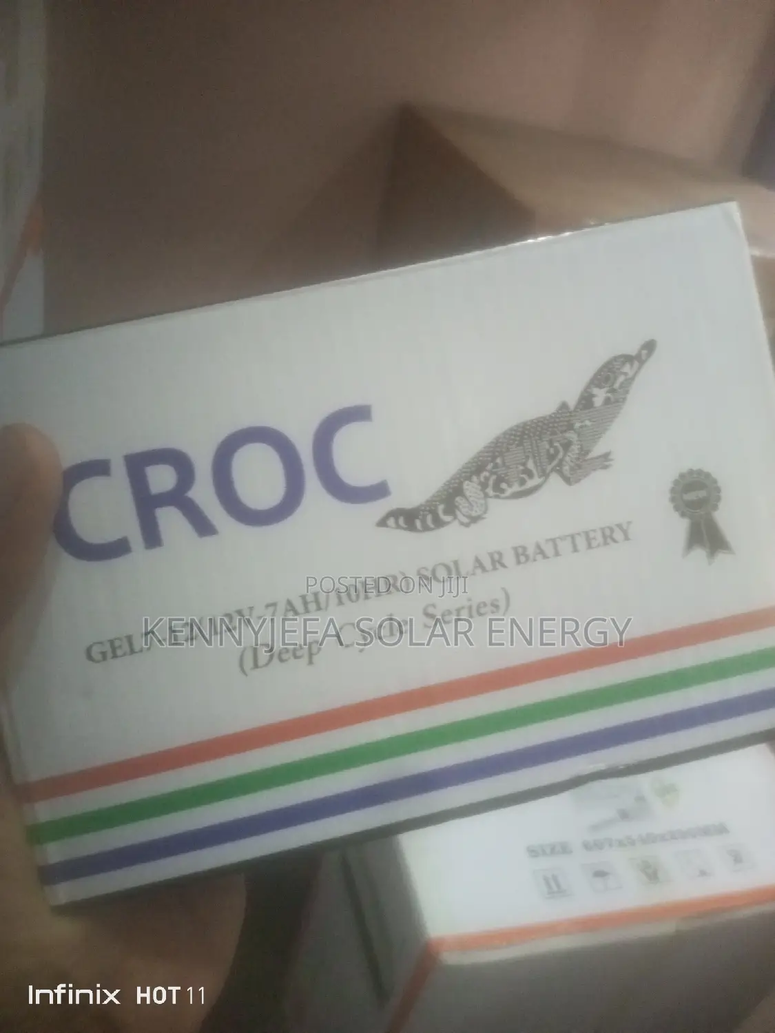 Gel7ah 12V Solar Battery