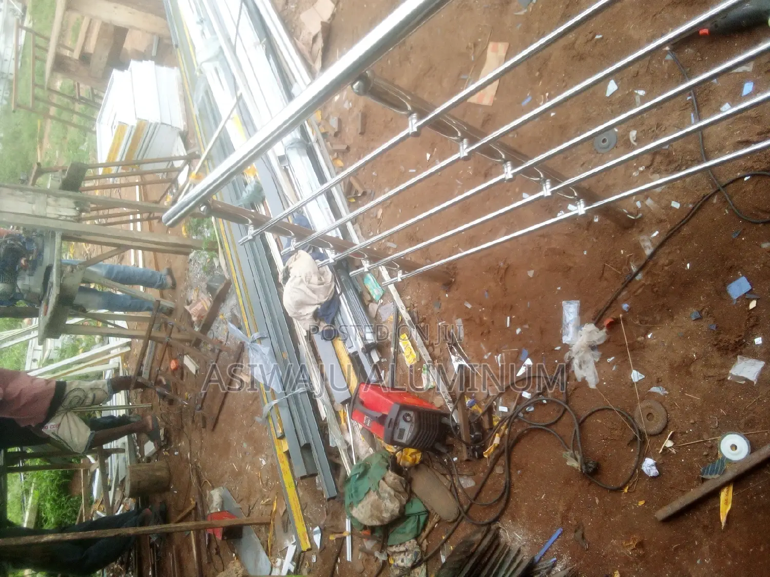 Stainless Handrails Installation